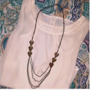 Bronze colored necklace